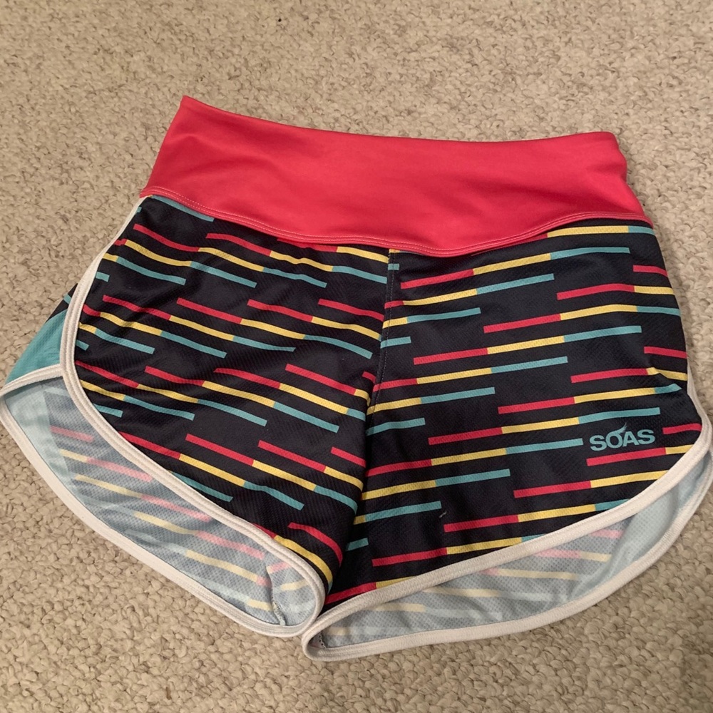 SOAS Racing Lined Running Shorts - Sunset Cliffs